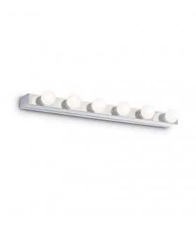 Prive Chrome Badezimmer Wandleuchte 6 Glühbirnen 4cm