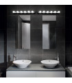 Prive Chrome bathroom wall light 8 bulbs 4cm
