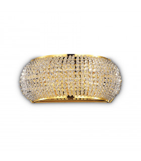 Aplique de diseño Pasha Metal Dorado 3 bombillas 12cm