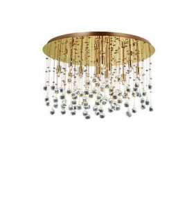 Design Deckenleuchte Moonlight Gold 12 flammig 36cm