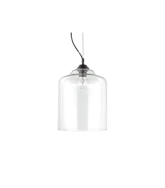 Ciondolo in vetro nero Bistro 1 lampadina 45cm