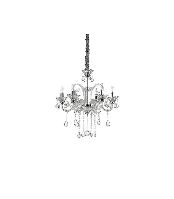 Candelabro senza paralumi Colossal Clear Glass 6 lampadine 80cm