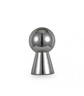 Lampada da tavolo Birillo Grigio fumé 1 lampadina 39cm