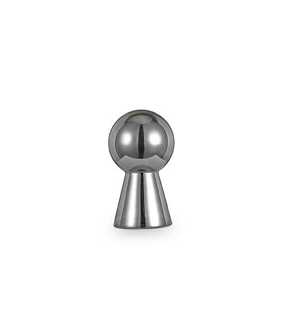 Birillo Tischlampe Rauchgrau 1 Birne 39cm