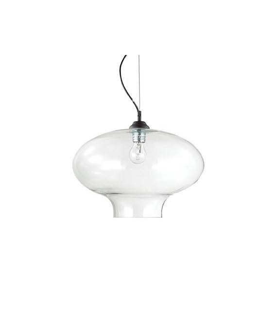 Ciondolo in vetro nero Bistro 1 lampadina 70cm