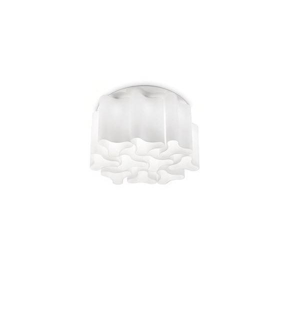 Plafonnier Compo blanc 15 ampoules 35cm
