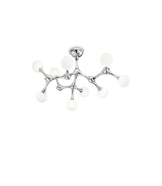 Plafoniera Nodino Chrome 9 lampadine 44cm