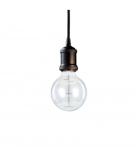 Lampada a sospensione Frida Black Metal 1 lampadina 30cm