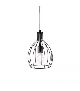 Ampolla Black Metal Pendelleuchte 1 Birne 45cm
