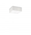 Plafonnier Ritz Tissu blanc 4 ampoules 15cm