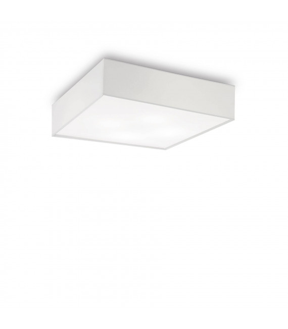 Plafonnier Ritz Tissu blanc 4 ampoules 15cm