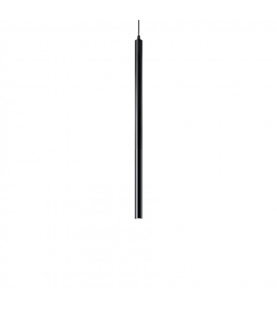 Suspension design Ultrathin Métal Noir 1 ampoule 60cm
