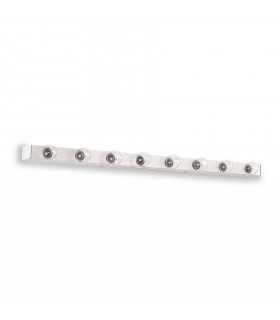 Prive Wandleuchte Weißmetall 8 Glühbirnen 4cm