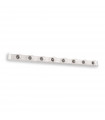 Applique murale Prive Métal blanc 8 ampoules 4cm
