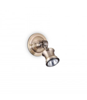 Spot Barber Metal Acabado Bruñido 1 bombilla 16cm