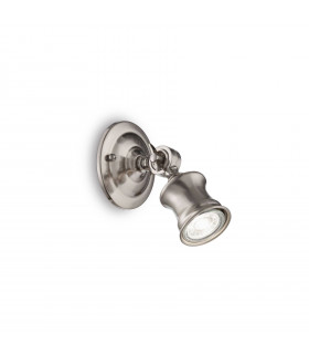 Spot Barber Metal Niquel 1 bombilla 16cm