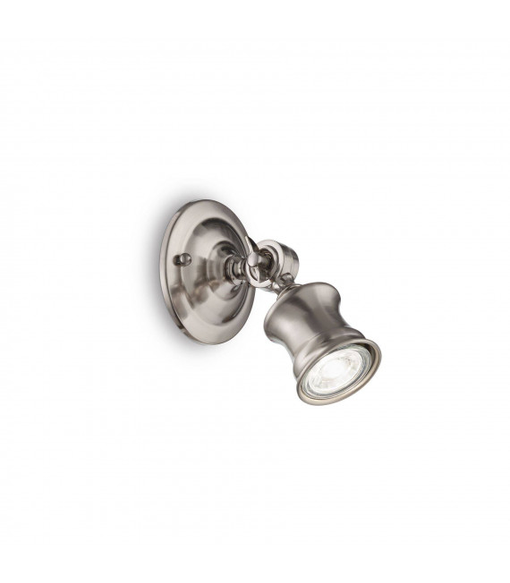Spot Barber Metal Nickel 1 bulb 16cm
