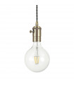 Suspension Doc Métal Plomb 1 ampoule 18cm