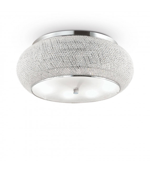 Ceiling light Design Pasha Metal Chrome 14 bulbs 28cm