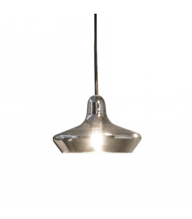 Lido Pendelleuchte Rauchglas 1 Birne 24cm