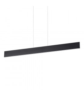 Suspension Desk Métal Noir 1 ampoule 20cm