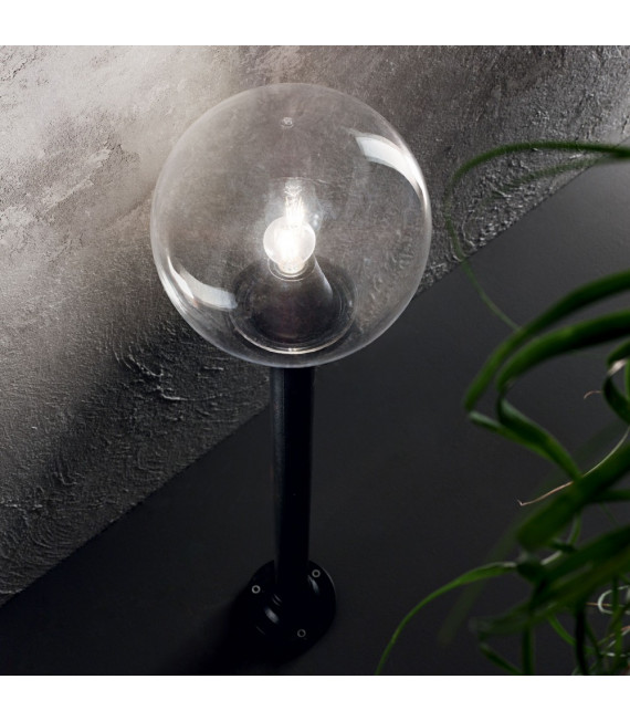 Bolardo de jardín Classic Resina Transparente 1 bombilla 130cm