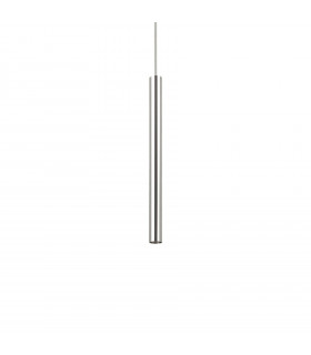 Diseño suspensión Ultrafino Metal Cromo 1 bombilla 60cm