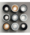 Recessed spotlight Game Aluminum Black 1 bulb 8cm