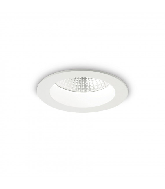 Basic recessed spotlight White aluminum 1 bulb 5.8cm