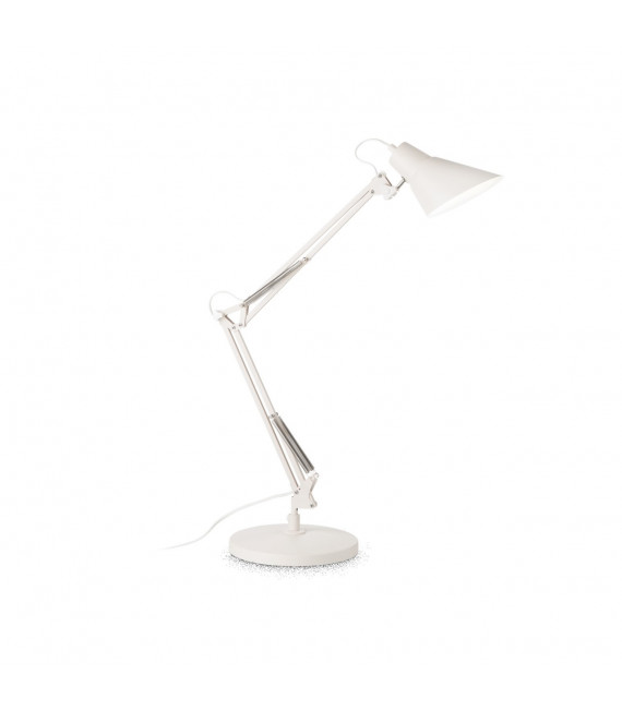 Lampe de table Sally Métal blanc 1 ampoule 58cm