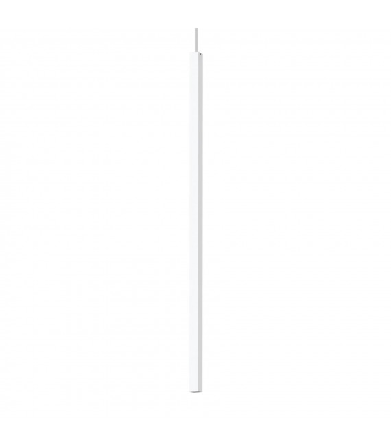 Design pendant Ultrathin White metal 1 bulb 115cm