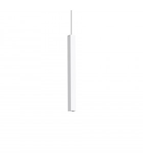 Suspension design Ultrathin Métal blanc 1 ampoule 55cm