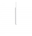 Design suspension Ultrathin White metal 1 bulb 55cm