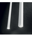Suspension design Ultrathin Métal blanc 1 ampoule 55cm