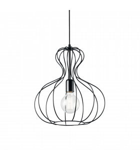 Lampada a sospensione Ampolla 1 lampadina Metallo bianco