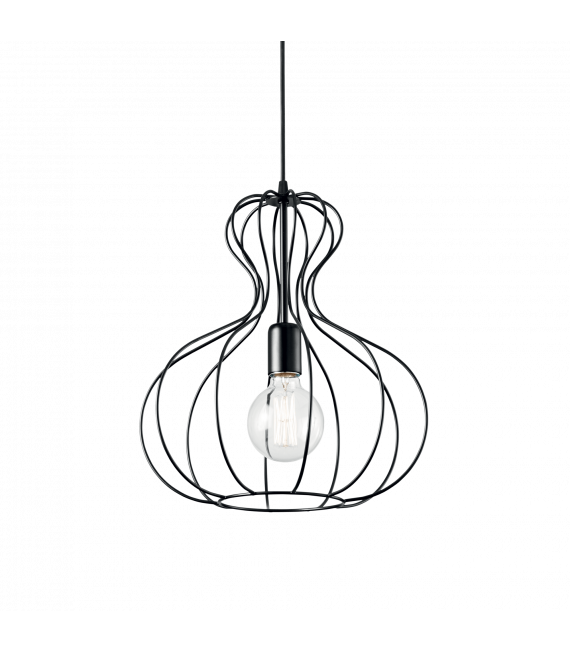 Ampolla pendant light 1 bulb White metal