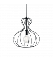 Ampolla pendant light 1 bulb White metal