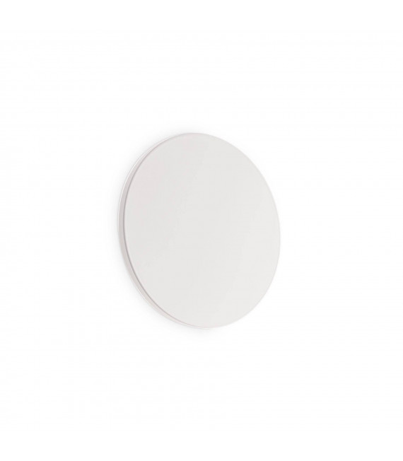 Applique murale Cover 1 ampoule Aluminium blanc