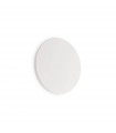Applique murale Cover 1 ampoule Aluminium blanc