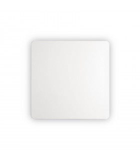 Applique Cover Alluminio bianco 1 lampadina 20cm