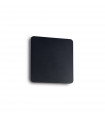 Applique murale Cover Aluminium Noir 1 ampoule 15cm