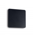 Wall light Cover Aluminum Black 1 bulb 20cm
