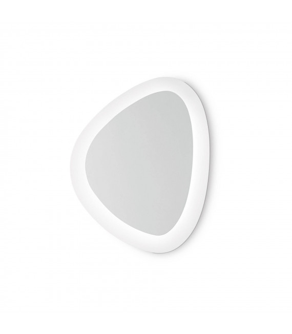 Integrated LED wall light Gingle White metal 125 bulbs 25cm