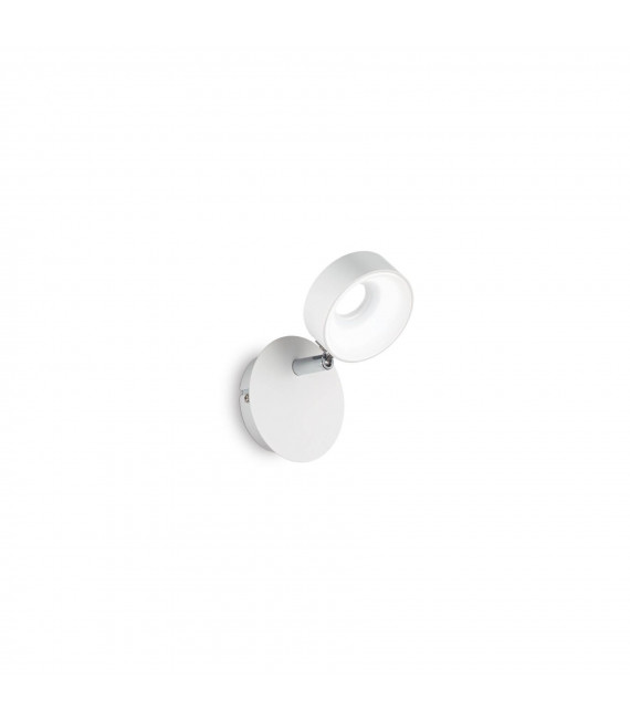 Lampada da parete con luce da lettura Oby Metallo bianco 1 lampadina 10cm