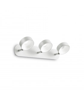Plafonnier Oby Métal blanc 3 ampoules 13,5cm