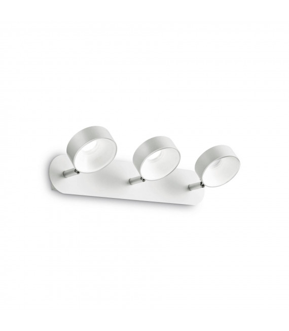 Plafonnier Oby Métal blanc 3 ampoules 13,5cm