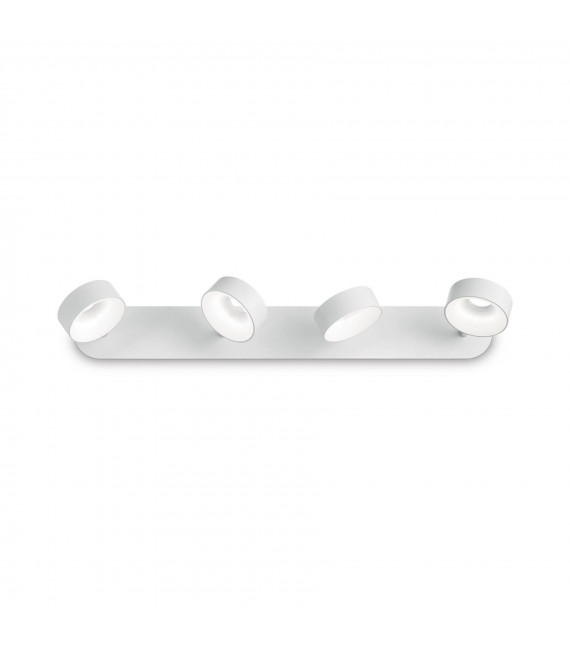 Ceiling light Oby White metal 4 bulbs 13.5cm
