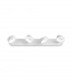 Plafonnier Oby Métal blanc 4 ampoules 13,5cm