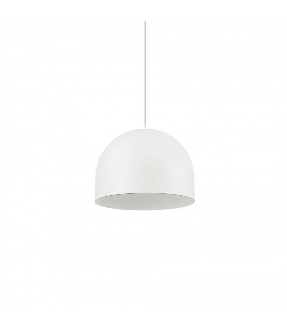 Lampada a sospensione Alta Metallo bianco 1 lampadina 25cm