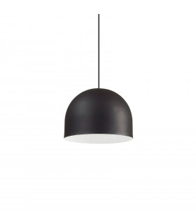 Colgante Alto Metal Negro 1 bombilla 25cm